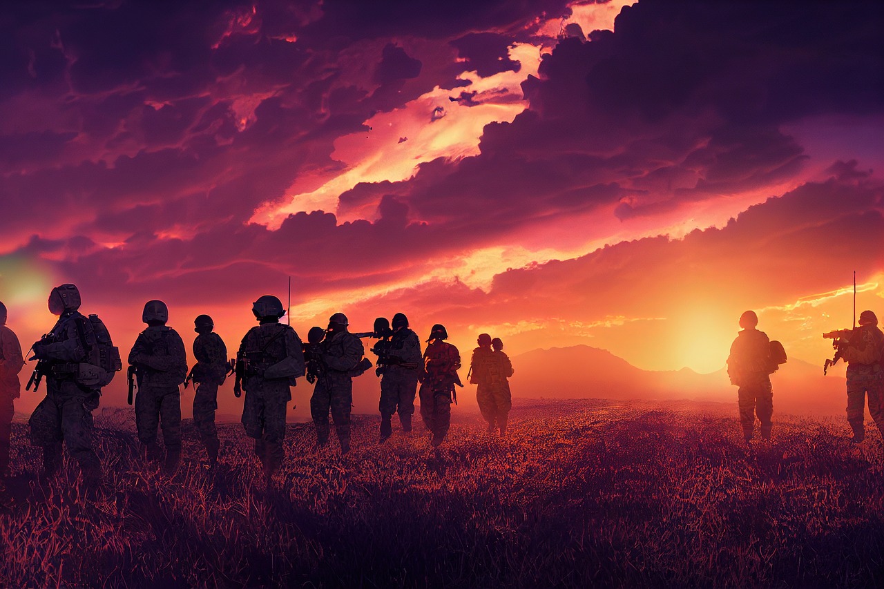 sunset, veterans, war-7499158.jpg